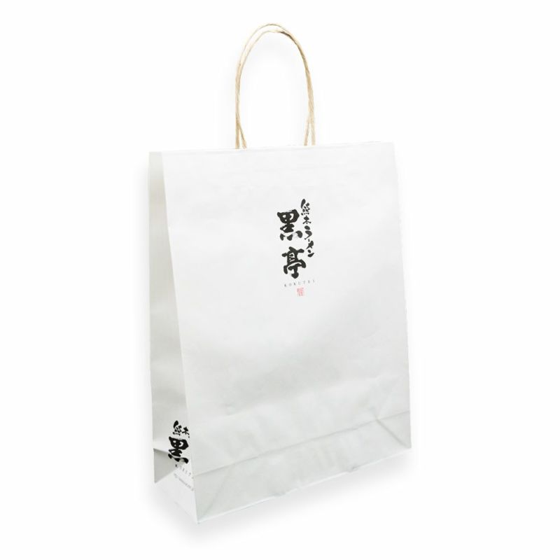 黒亭 ペーパーバッグ（紙袋） 1枚 熊本ラーメン専門店黒亭公式オンラインショップ